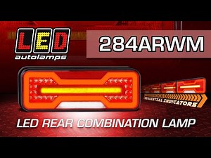 LED Autolamps 284ARWM Stop/Tail/Indicator/Reverse & Reflector - LED Rear Combination Lamp