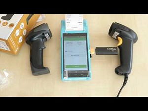CONNECTING BARCODE SCANNER WITH MOBILE TOUCH POS BILLING MACHINE