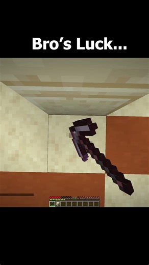 My Luck ? #minecraftmemes #shorts #minecraft