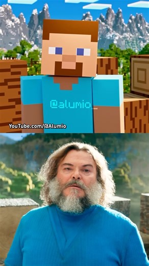 4M views · 10K reactions | Alumio on Twitter recreated A Minecraft Movie trailer with animation and the internet loves it! #minecraft #movie #trailer #jackblack #animation #animated #jasonmomoa #daniellebrooks #3d #sidebyside #comparison | IGN | Facebook