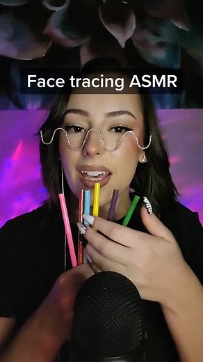 Serene Face Tracing ASMR for Relaxation