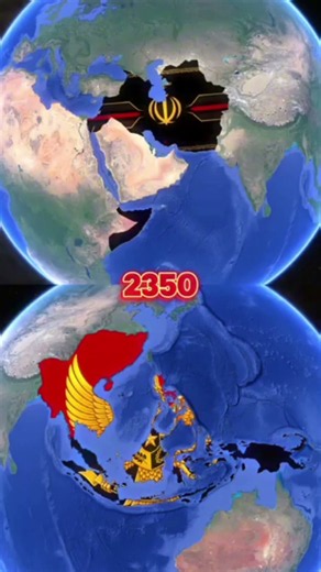 Future Map Concept 2120: Imagined Territorial Expansions #maps #geographythroughmaps #map