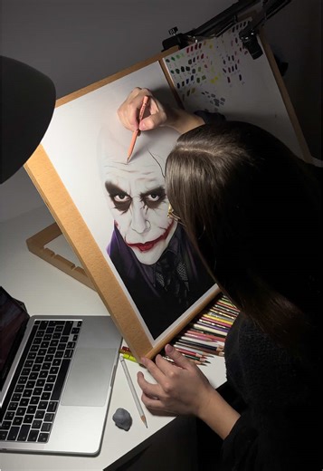 Artistic Journey Inspired by the Joker