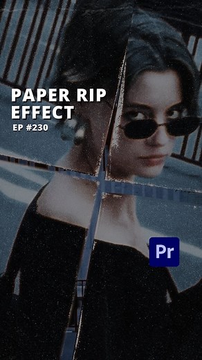 Gaga M. on Instagram: "⚡ PAPER RIP EFFECT TUTORIAL⚡ PREMIERE PRO Tutorials under 2 mins ep #230 - if you love paper texture rip effects as much as i do - then i think you're going to like this tutorial 🔥 Let me know if you have ANY question about this tutorial and I'd be happy to answer! :) ♥️ Double tap if you're trying this one! 💾Save it for later 📨Share it with someone who will find this helpful Footage: nebublikk (instagram) Follow @gagavideoeditor for more Premiere Pro tutorials! #madewi