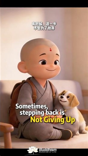 Sometimes stepping back is not giving up #motivation #animation #love #mindsetminute #shorts #quotes