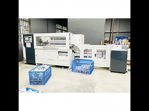 Fully automatic paper core/paper tube/bobbin cutting machine in testing and explication.