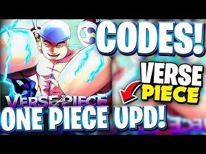 🏴‍☠️*ONE PIECE* All New ONE PIECE UPDATE CODES FOR VERSE PIECE | ROBLOX VERSE PIECE CODES