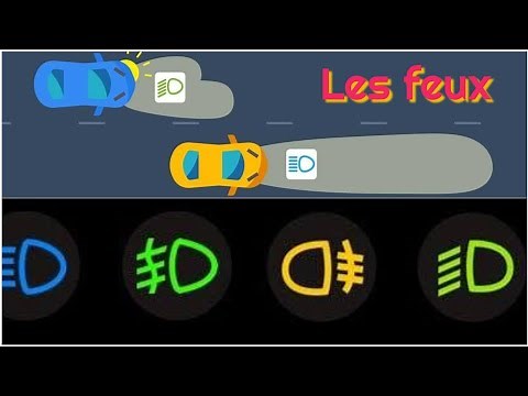Quand utiliser les différents feux ? Question de code de la route