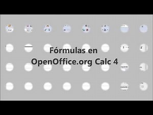 Fórmulas en Apache OpenOffice.org Calc 4, para principiantes.