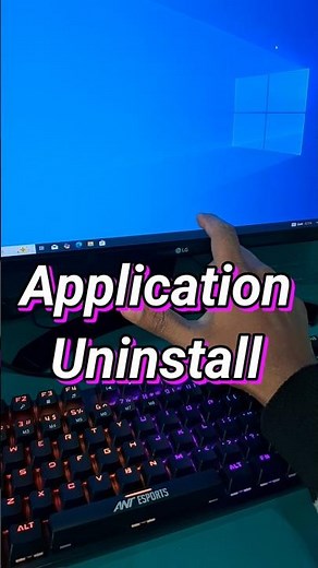 Uninstall Software | Uninstall application | Uninstall Windows 10 Software #shorts #short #uninstall