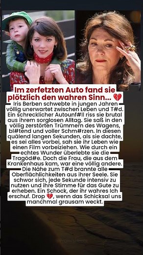 Im zerfetzten Auto fand sie plötzlich den wahren Sinn... 💔