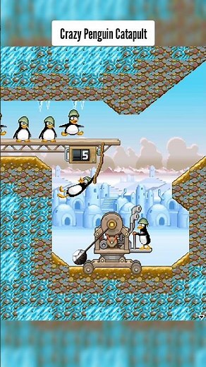 Crazy Penguin Catapult Gameplay | Java Game