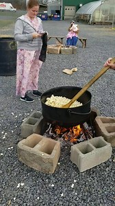 1K views · 27 reactions | The Kettle Corn is popping!!! Come enjoy the afternoon with us! #kettlecornovertheopenfire #martins | Martin's Farm House Unique Gifts, and Amish Made Furniture | Facebook