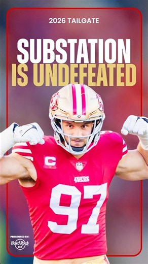 San Francisco 49ers Substation is UNDEFEATED! #shorts