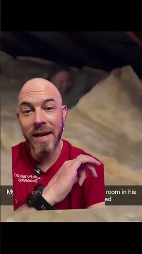 Guy Rolls in Fiberglass Insulation - Doctor Explains What Happens Next