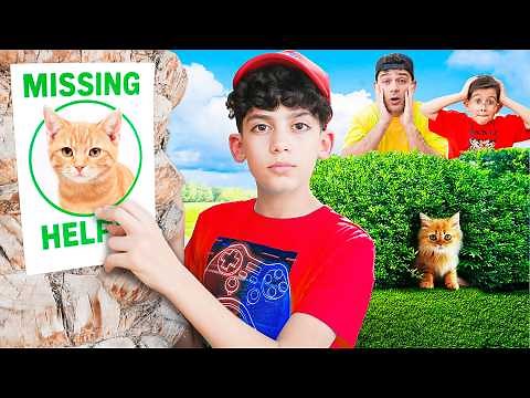 Jason and Alex Find Missing Cat Story with Friends