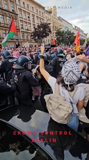 1.4K reactions · 138 shares | Crowd Control is different in #Berlin - we need a little of that action for these terrorist supporting protesters #nycnews #jewish #dailynews #newsoftheday #crowdcontrol | I Don't Do Ugly | Facebook
