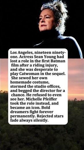 Sean Young Made Her Own Catwoman Suit And Was Turned Away