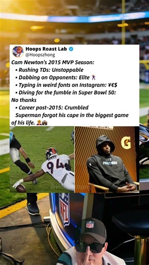 Cam Newton vs Super Bowl 50: The Ultimate Collapse 🤯 #superbowl #nfl