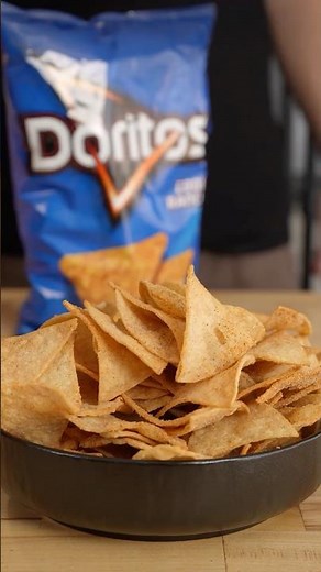 15 Minute Homemade Cool Ranch Doritos! #doritos