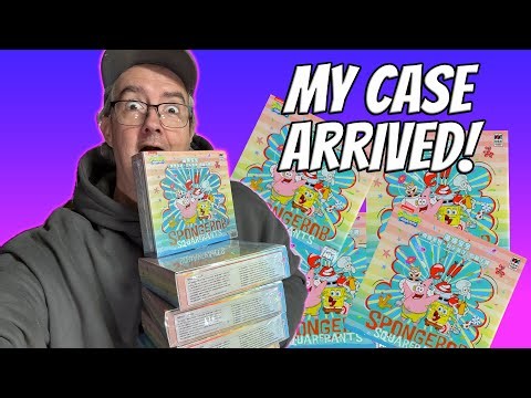 Wonder Card SpongeBob Series 1 Case Unboxing - Full Case Arrival & Card Pulls