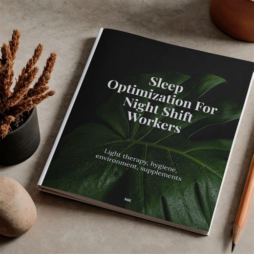 Sleep Optimization for Night Shift Workers Ebook | Light Therapy & Sleep Hygiene Guide | Shift Work Sleep Disorder Help PDF Instant Download - Etsy