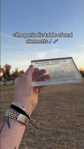 The REAL Periodic Table Of Elements #periodictable #science