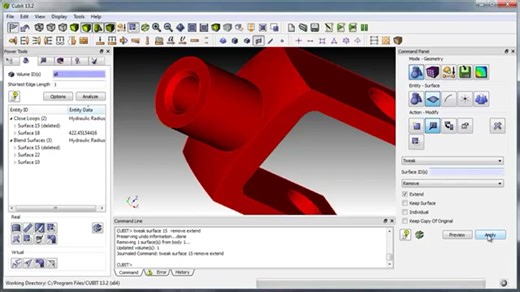 有限元网格划分工具Trelis的使用说明