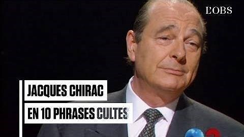 "Abracadabrantesque", "ça fait pschitt" : Jacques Chirac en 10 phrases cultes | Le Nouvel Obs