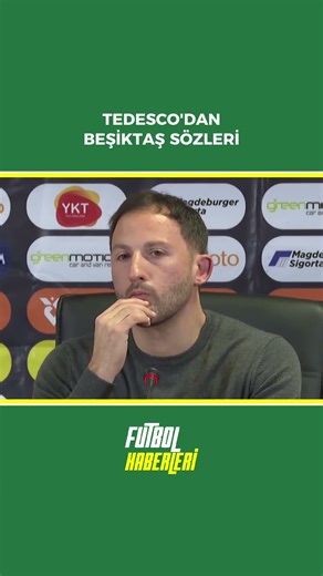 Domenico Tedesco'dan Beşiktaş Sözleri #Fenerbahçe