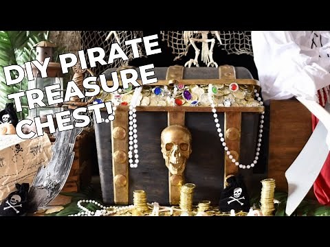 How To Make a STUNNING Pirate Treasure Chest 🏴‍☠️ ☠️