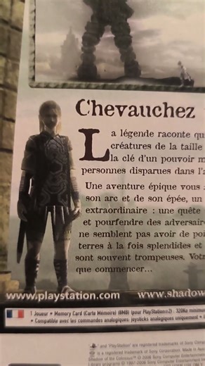 Shadow Of Colossus PS2 PAL 😱 ( le meilleur packaging 😀👍)#collection #ps2