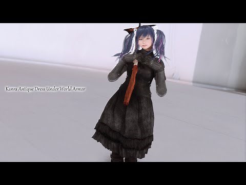 【Skyrim SE】Kanra Antique Dress Under World Armor 3-3 [CBBE 3BA / BHUNPv4]