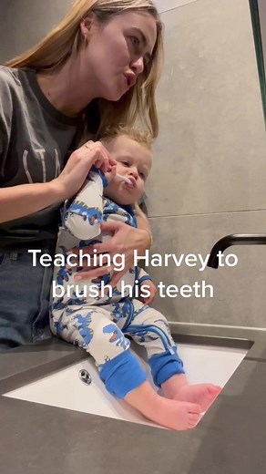 Teaching Harvey to Brush His Teeth