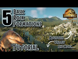 Create Mountains, Valleys, and More in JWE2! 5 Basic Rock Formations! (Tutorial)