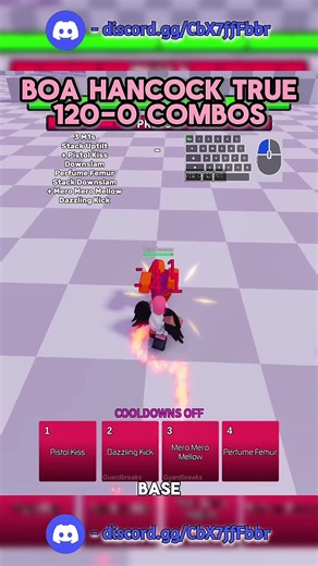 Ultimate Boa Hancock Combos in Anime Battle Arena