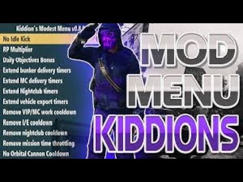 NEW GTA 5 Mod Menu 2025 Free Kiddions Cheat, Money Hack & Online Mods