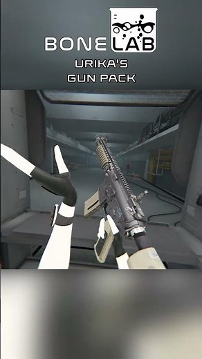 Bonelab Weapon Mod Showcase #shorts - M4A1 - Modern Warfare 2019 (Urika's Gun Pack)
