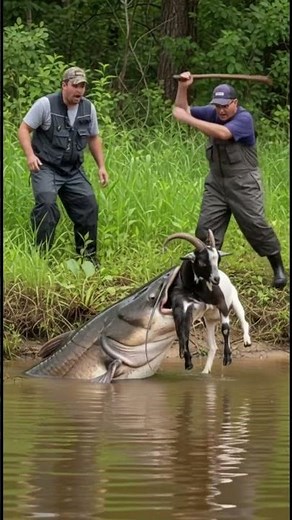 Catfish vs Goat — Fishermen in Shock