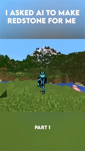"I Asked Ai To Make Redstone For Me" #purplers #minecraft #viral #reds... | minecraft