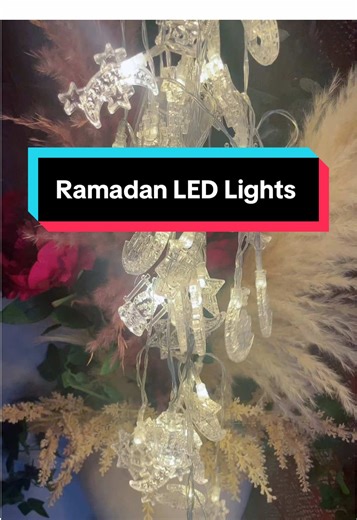 Ramadan LED String Lights, Battery-Operated Crescent Lantern and Star...#ledlights #ramadanlights #stringlights #ramadandecor #tiktokmademebuylt