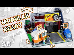 this Lego Tuning Workshop MOC is Modular-READY !!