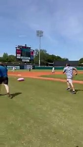 8.2M views · 6.2K reactions | Having some fun with the Joy to Life Foundation Trash Dash! Butter Up! 杻 You still have time to make it to the stadium, the second game hasn’t started yet! | Montgomery Biscuits | Facebook