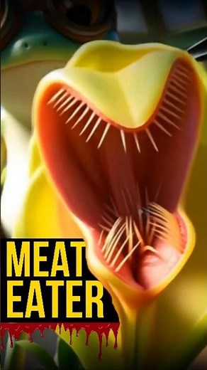 These Plants Eat Meat and It's Wild! 🌱 #shorts