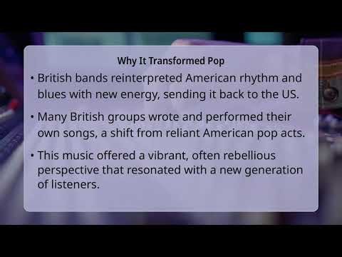 How Did The British Invasion Change 1960s Pop?