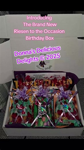 #Introducing #TheBrandNew #RiesentotheOccasion #BirthdayBox #donnasdeliciousdelights©2025