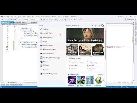 ASP.NET And SQL Server | Add entity and migration