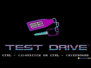 Test Drive gameplay (PC Game, 1987)