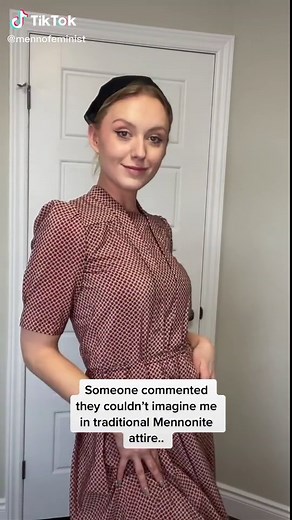 Thrifted Traditional Dress Try-On | Modest Mennonite Attire