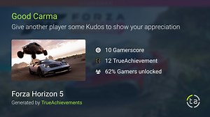 Good Carma achievement in Forza Horizon 5